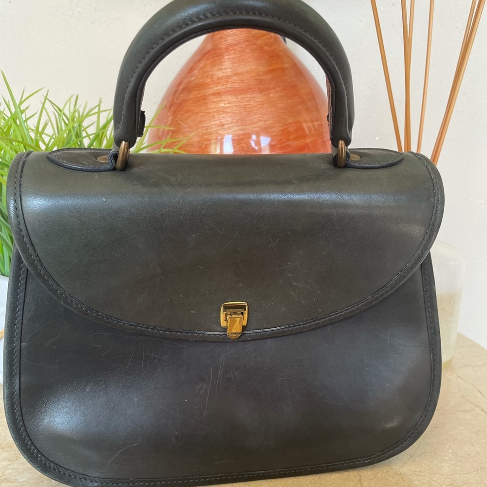 Ghurka vintage leather saddle bag